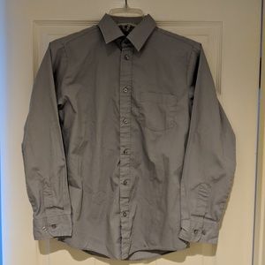 Gray Boy's Dress Shirt